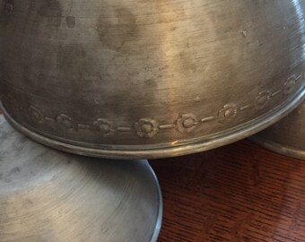Vintage Aluminum Bowl Set