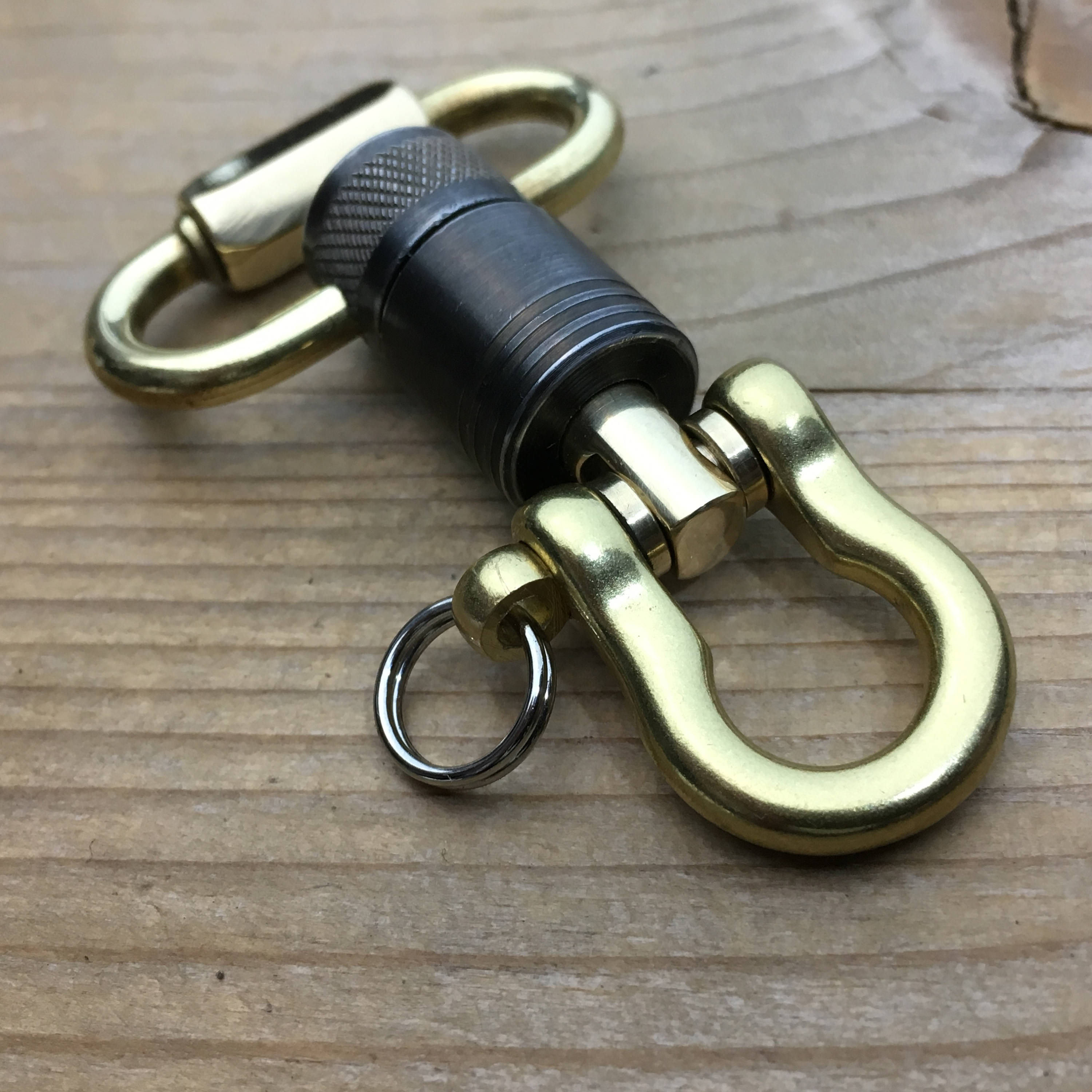 Recycled/Quick detachable Swivel Connector Keychain