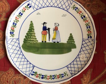 French Countey Provence Peasant Plate