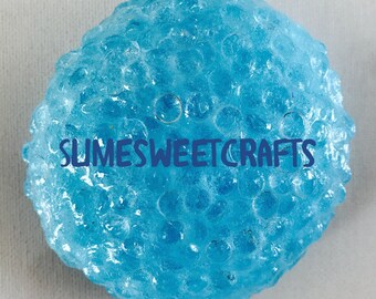 Limited Sale Fluffy "Blue Fishbowl" Slime 1oz-2oz-4oz-8oz