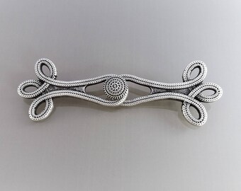 Metal brandenburg 10 cm color silver