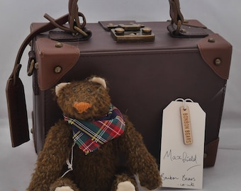 Maxfield - Handmade Mohair Artist Bear OOAK