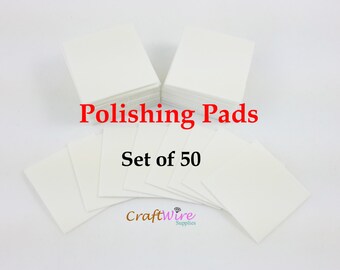Set of 50 Pro-Polish Polishing Pads 2" x 2", Jewelry Cleaning Pads, 2 inch X 2 inch, Shine Remove Tarnish Showroom, 51mm x 51mm
