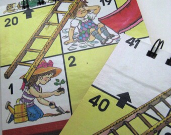 Chutes and Ladders game board notepad