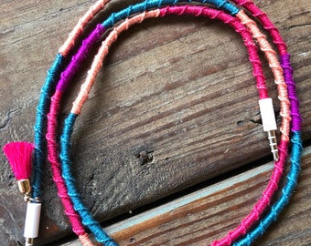 Boho Bliss iphone charger/Aux cord