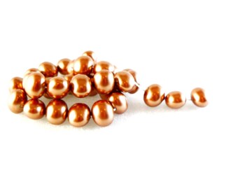 Genuine Pearl Majorca - Baroque - 15 x 14 / 12mm - copper