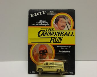 the cannonball run burt reynolds Dom deliuise ertl diecast ambulance moc 1981
