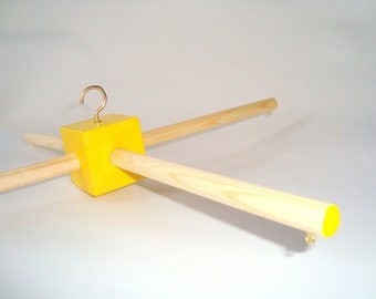 Wooden mobile hanger. Wood mobile frame. Mobile base