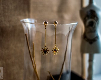 Sunflower Earrings