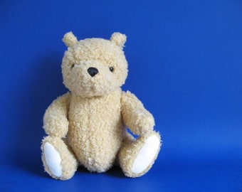 Vintage Winnie the Pooh Teddy Bear Stuffed Animal Toy by Gund Classic Pooh 1990s Toy Plush