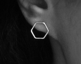 Honeycomb Stud Earrings