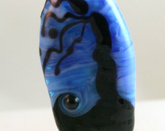 Windswept Night Tree of Life Handmade Lampwork SRA Artist