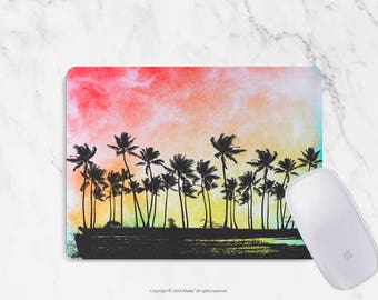 Palm Trees Mousepad Palm mouse pad Round or Rectangle Mouse pad Palm Design Floral Mouse pad Cute gift Mousepad 14