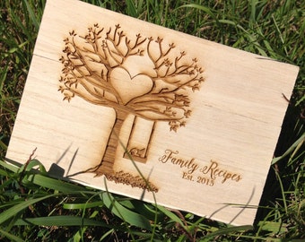 Family Recipes, Recipe Box,Recipe Box,Wood Recipe Box,Shower Gift, Birthday Gift,Christmas Gift, Housewarming Gift, Anniversary Gift