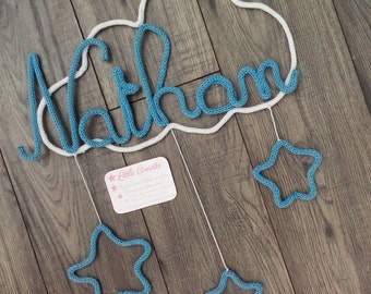 Name or Word of your choice of knitting wool baby Phildar partner
