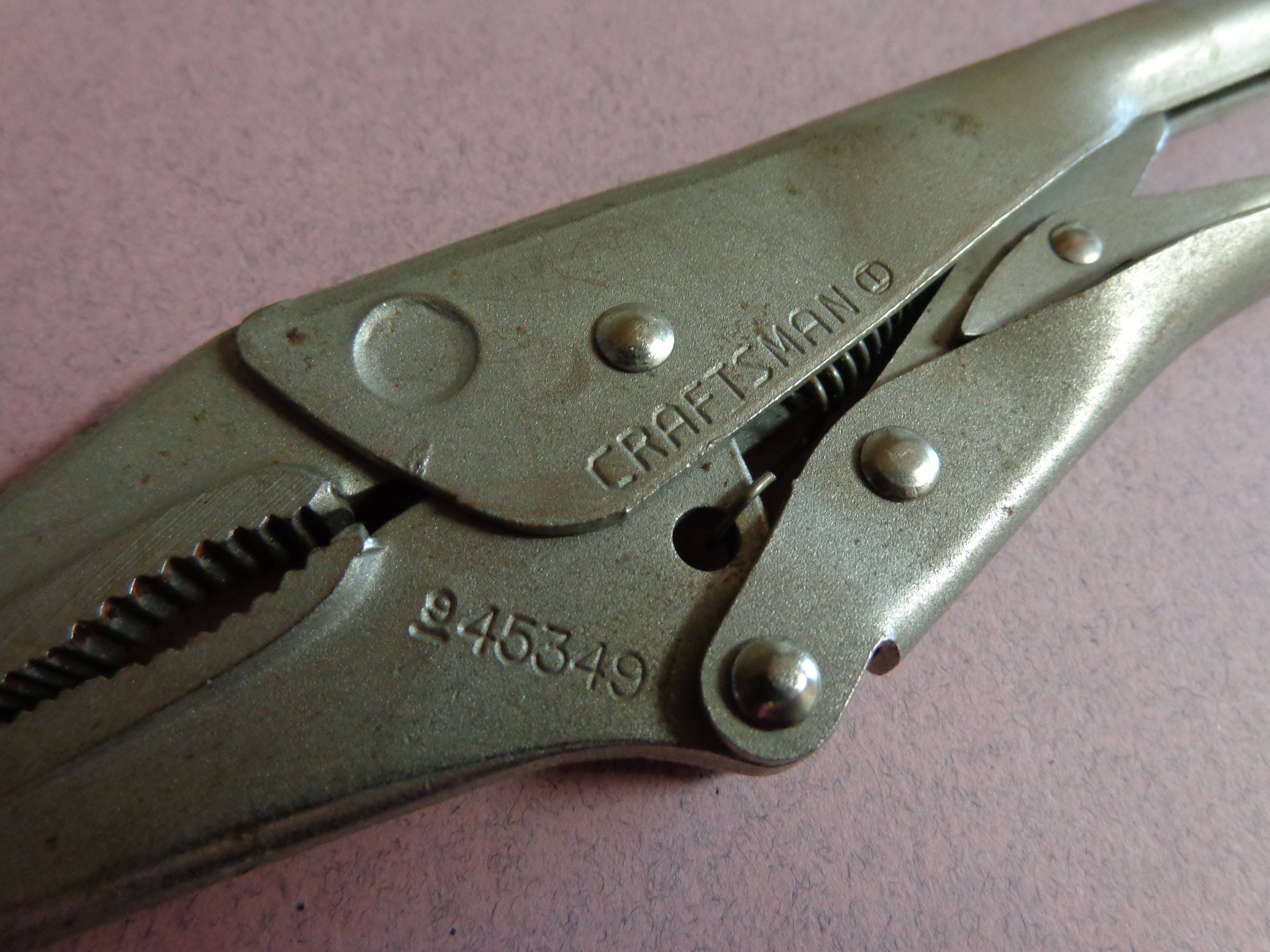 Craftsman Needle Nose Vise Grips vintage pliers USA 9 45349 small pliers from RocktheJewels on