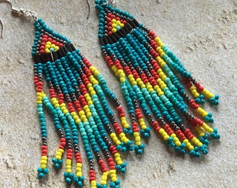 Southwest Jewelry, Southwest Earrings, Southwestern Jewelry, Southwestern Earrings, Jewelry For Women, Gift Ides