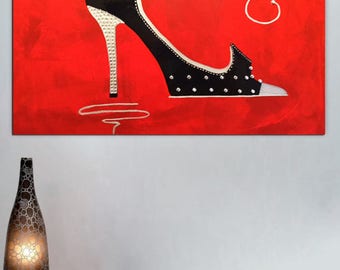 LOUBOUTIN Shoes,Shoe Art,Shoe Print,Shoe Paint,Shoe Painting,Shoe ArtworkShoe Accessories,Shoe Just Married,Shoe Decoration,Painting Shoes