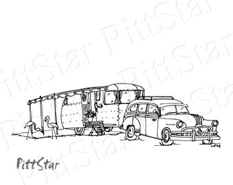 Instant Download Happy Glamper Winnebago Motorhome