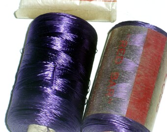 Antique/Vintage Embroidery Yarn - Commercial size cops.