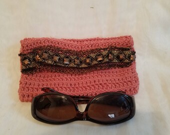 Crochet Sunglasses Case, Eyeglasses Case - Crochet Glasses Case,glasses holder, Crochet Case, at work crochet fashion accessories,