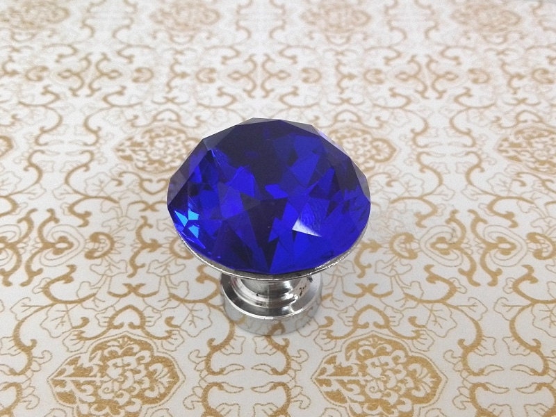 1.2 Glass Crystal Knobs / Dresser Knob Drawer Knobs