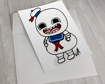 Ghostbusters / Stay Puft / Greeting Card
