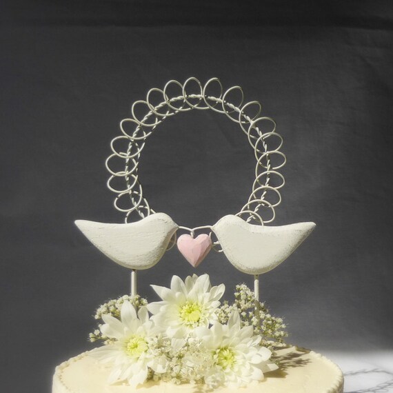 Items similar to Love Birds Wedding Cake Topper, Bird Cake Topper ... Items similar to Love Birds Wedding Cake Topper, Bird Cake Topper ...
