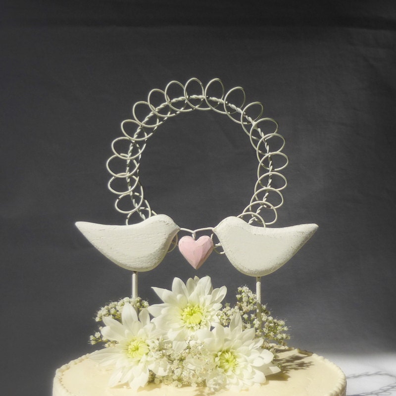 Love Birds Wedding Cake Topper Bird Rustic Love Birds Wedding Cake Topper Bird Rustic