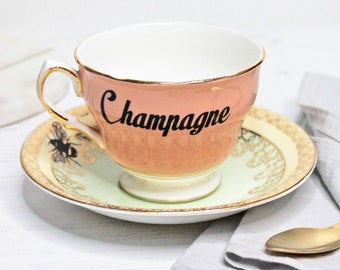champagne teacup
