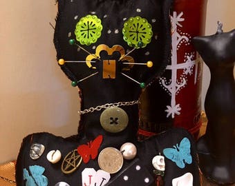 Black Cat JuJu / voodoo doll