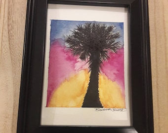 20% Off - Palmetto Watercolor Painting
