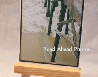 ACEO, ATC, Artist Trading Card, Seal Beach Pier, photography