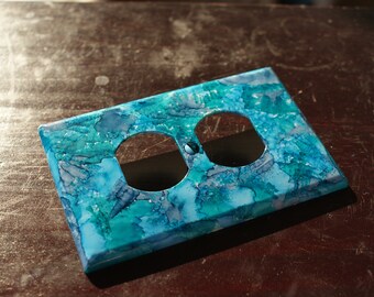 Hand Painted Light Switch Cover, Unique Light Switch Cover, Painted Light Switch Cover, Small Gift