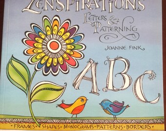 Zenspirations - Letter and Patterning book teaches you how to take you art to the next level perfect for cardmakers and mixed media artist