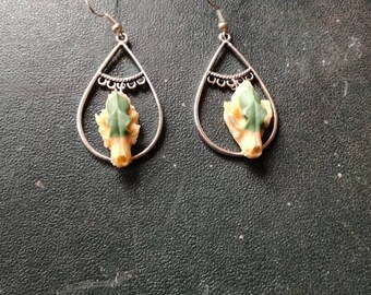 Skulls of Wolf - Wolf Skull Earrings earrings