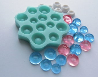 BJD Eyes Mold - Doll Eye Mold - Mould for Doll Eyes - 12 mm 14 mm 16 mm 18 mm - Silicone Mold