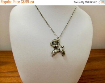 On Sale Vintage Poodle Necklace Item K # 548