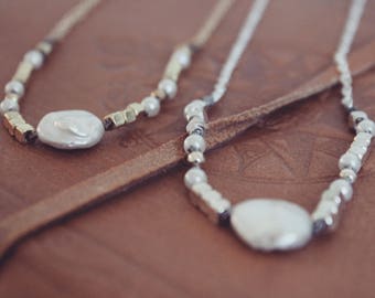 Beaded Pearl Necklace
