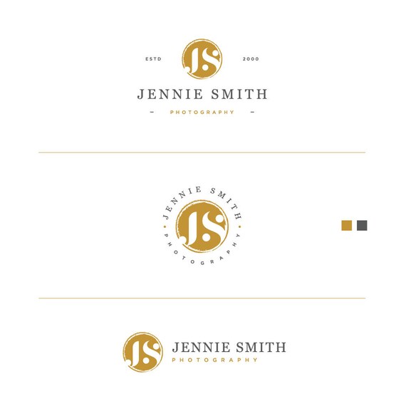 Mini Branding Kit, Glitter Gold Logo, Gold Foil Logo, Business Stamp Logo, Branding Logo Kit, Gold Business Logo, Blog Logo Kit, Gold Logo