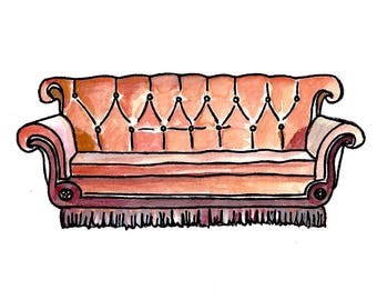 Free Free 166 Central Perk Couch Svg Friends Sofa Vector SVG PNG EPS DXF File