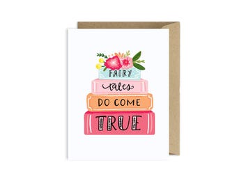 Fairy Tale Wedding Card AZ406