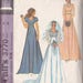 Miss Bridal Gown w Train ~ Bridesmaid Prom Dress Pattern ~ McCalls 3770 ~ Size 16 High Waisted Neckline ~ Hooked Midriff ~ Cut ~ Complete