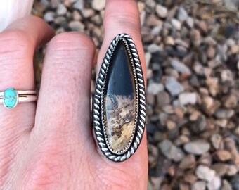 Palm Root Ring ⦁ Statment Ring ⦁ Ring size 8 ⦁ Sterling Silver Palm root ring