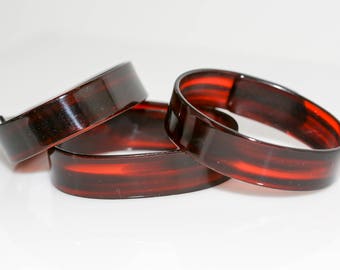 Tortoise Lucite Wrap Bracelet