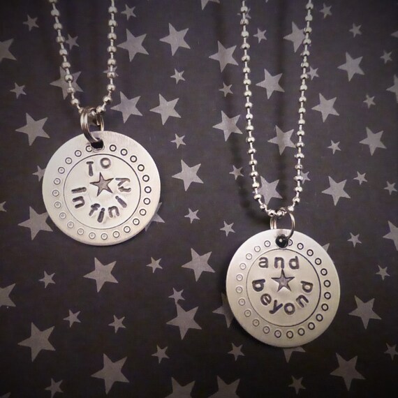 2 Set of Friendship Necklaces Disney Movie Inspired Jewelry