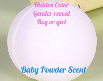 Gender Reveal Party or Baby Shower Bath Bomb
