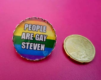 Lgbt pride brooch LGBTQ queer gay humor