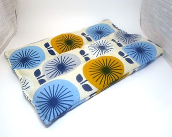 Heating Pad Microwavable - Organic Cotton and Flaxseed - Flat Rectangular - great for lower or upper back, abdomen, hips, knees