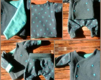 Jacket and trousers two-piece set in size 50